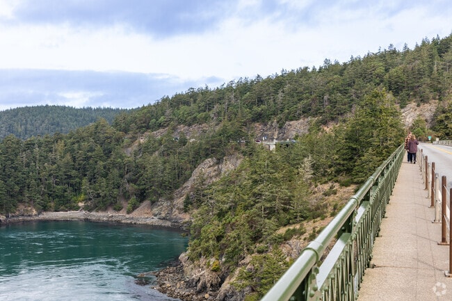 Harbor View visitors can easily pop up to Deception Pass for beautiful views.