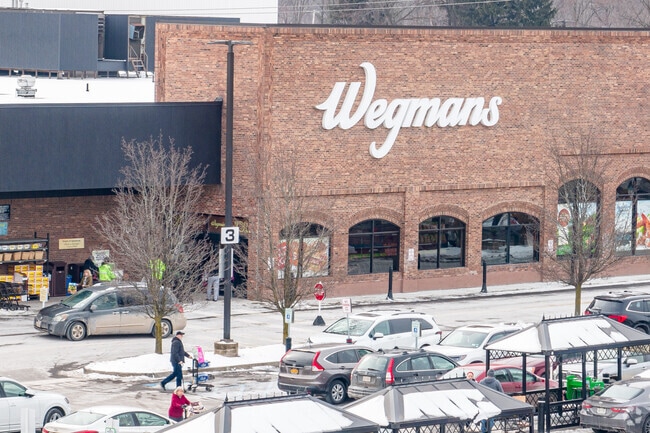Wegmans is a popular eclectic grocery store in Johnson City with an extensive organic selection.