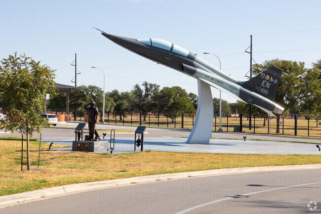 Sheppard Air Force Base is just a few miles from Downtown Wichita Falls.