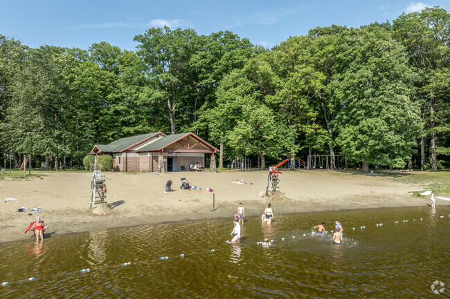 Haviland Cove Park features a public beach, popular with families in Glens Falls.