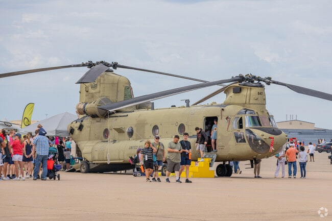 Tinker Air Show features military and civilian performers and many aircraft on display.