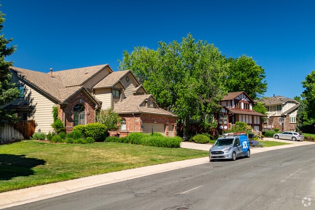 A variety of house styles can be found in Woodgate, like craftsman and tudor-revival.