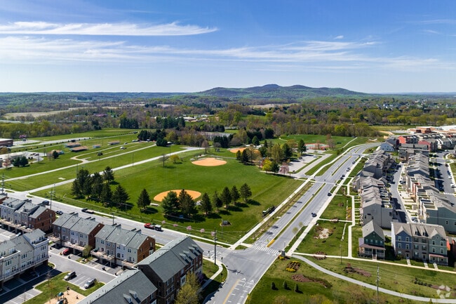 Urbana Community Park provides some magical views of Sugarloaf Mountain.