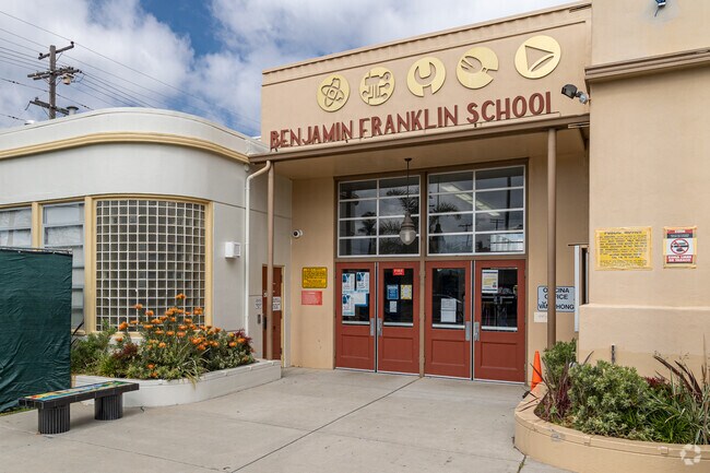 Benjamin Franklin Elementary is a STEAM academy and serves the Kensington community.