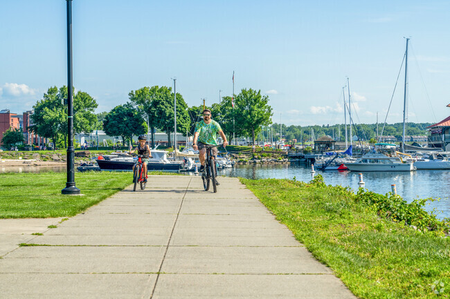 The Old North End is a very bicycle friendly city with bike lanes, trails and bike paths.