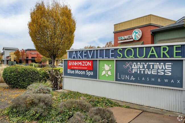 Lakeville Square in Waterfront offers fitness, massage and restaurant options.