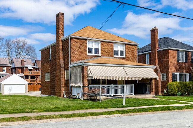 Standard style homes are around every corner in Swissvale, pass all of them on your walk.