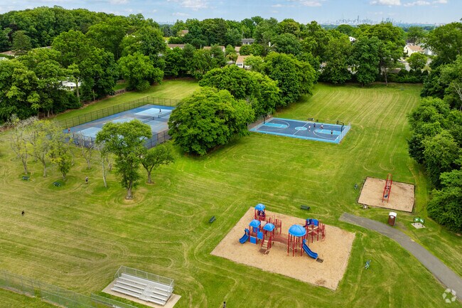 Holster Park is located adjacent to  Clifton School No. 16 in Montclair Heights.