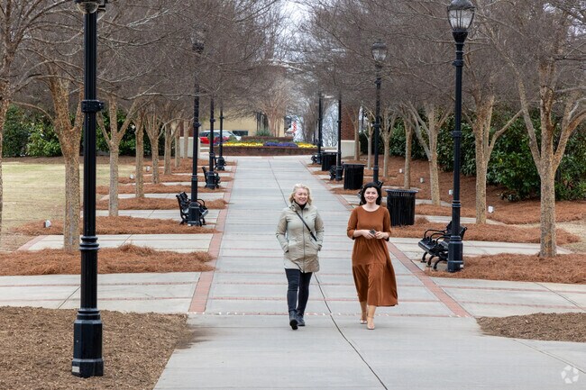 Located in Downtown Greer, City Park has fantastic, paved walking paths.