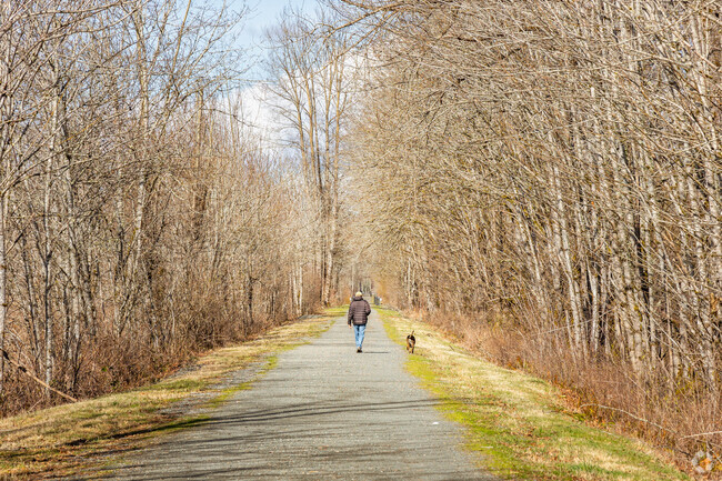 The 29-mile Snoqualmie Valley Trail near Edgewick connects North Bend to nearby Duvall.