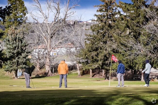Join your friends for a round at Warm Springs golf course near Barber Valley.