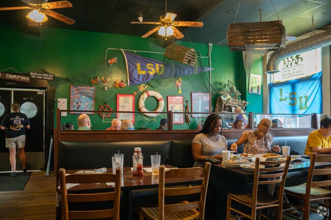 Gumbeaux’s is loved for classic Cajun dishes and its lively atmosphere.