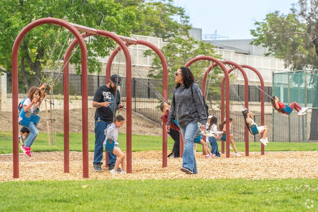 Your kids will love the playground at San Sevaine Park in Hunter's Ridge.