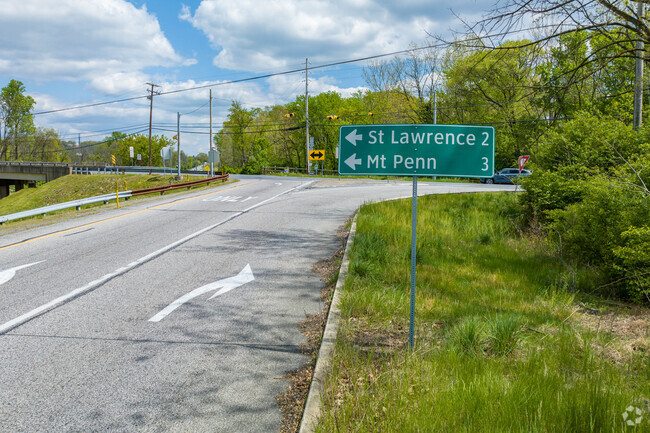 Follow the signs to St. Lawrence, off Rte 422.