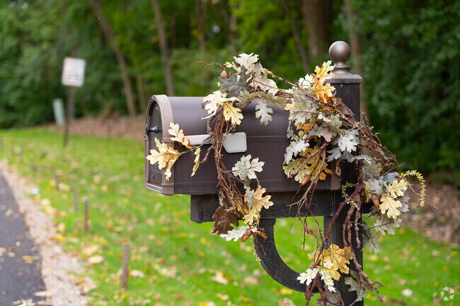 Personalized and inviting floral touches can be seen while driving through Novak Park streets.