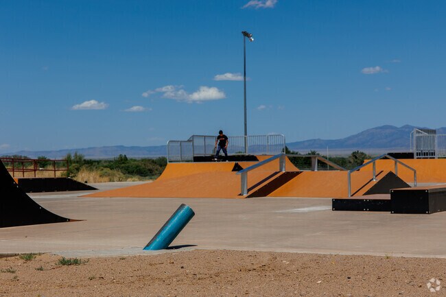 Eagle Park has a great skate park for residents to shred.