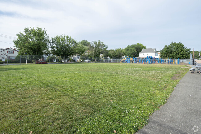 There is a large athletic field behind Davison School in Lynbrook, NY.