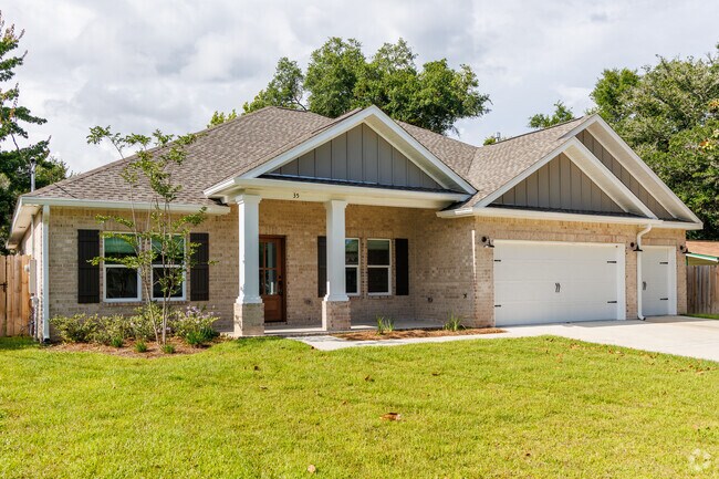 New traditional homes are being built throughout existing neighborhoods in Wright.