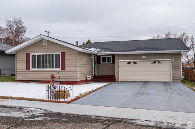 Ranch styled homes are the most common home in the Hillcrest neighborhood of Butte, Montana.