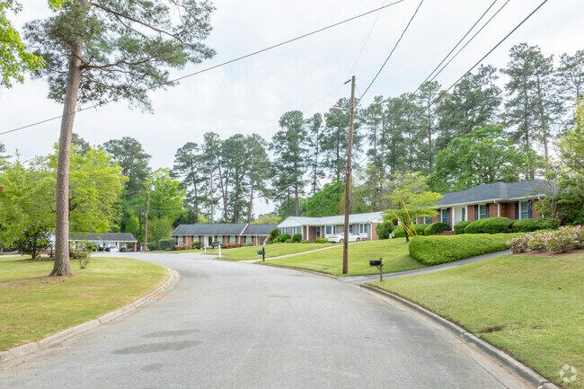 Cul-de-sacs give Montclair residents an added degree of privacy.