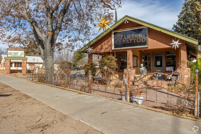 Cottonwood’s Old Town Center for the Arts is host to many artistic businesses, including a tattoo shop.