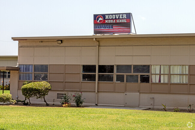 The classrooms at Herbert Hoover Middle School in Merced.