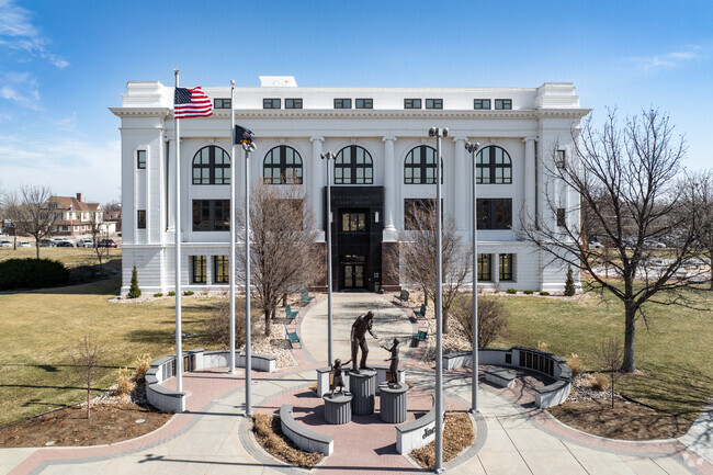 Barton County Courthouse is one of the largest estates in Great Bend.