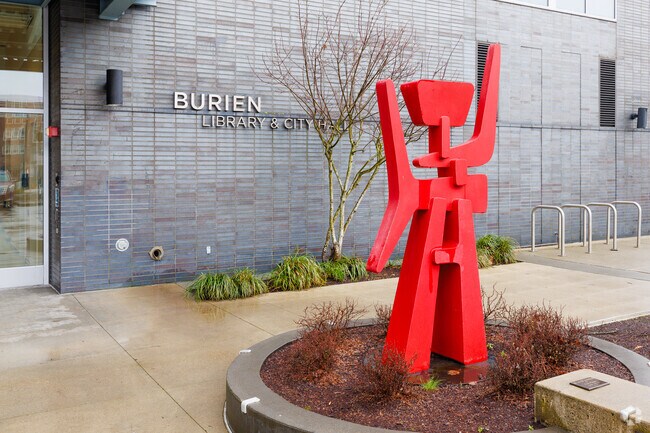 The Burien Public Library and the City Hall are available for Lake Burien residents.