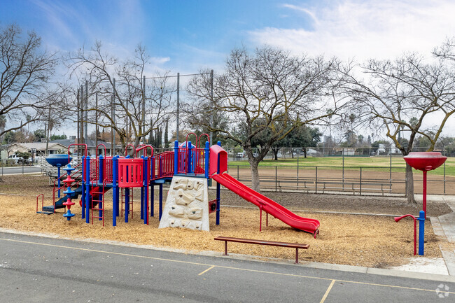 The playground at Pinedale Elementary School in Fresno.