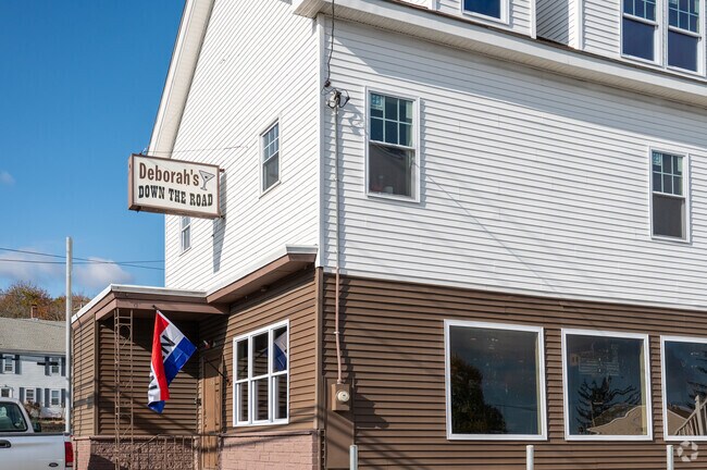 Deborah’s Down The Road sits along the river in Lippitt-Harris, offering a cozy atmosphere.