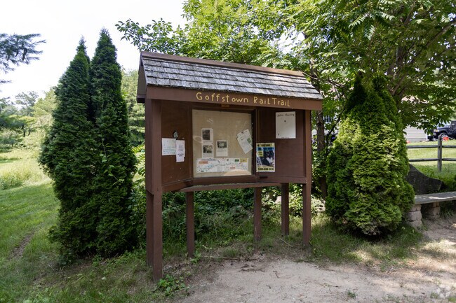 The Goffstown Rail Trail meanders through Pinardville.