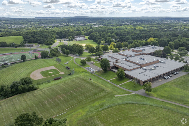 Mark T. Sheehan High School is located at 142 Hope Hill Road in Wallingford, CT.