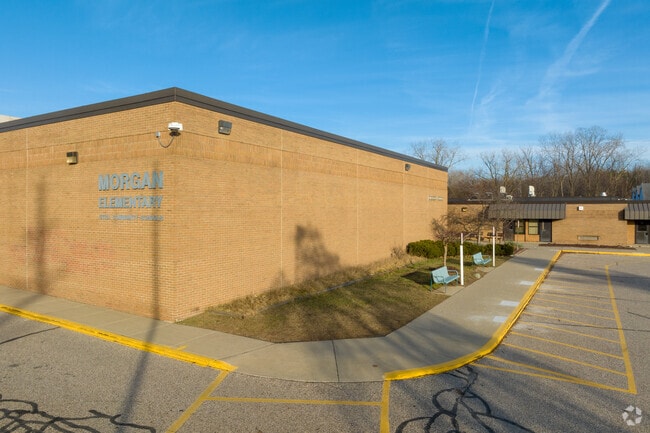 Morgan Elementary School drop off.