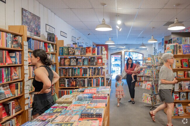 Pickup a new book at the Magnolia Book Store in Southeast Magnolia.