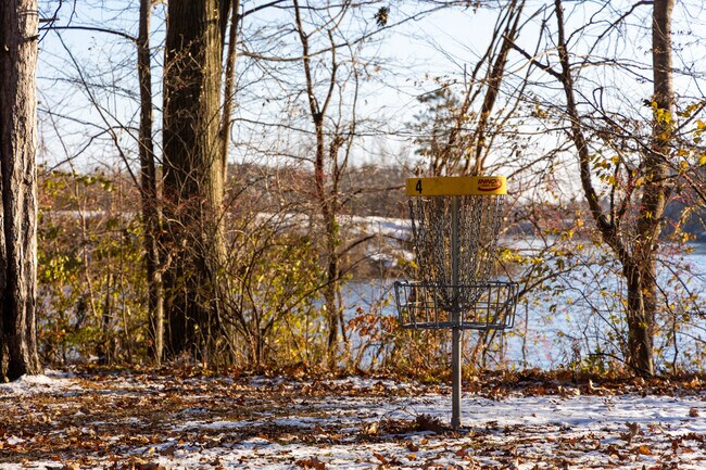 Fayette residents can take advantage of Harrison Lake State Park's lakeside disc golf course.
