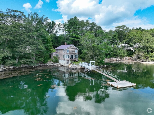 West Bath homes can come with docks to make the most of the scenery.