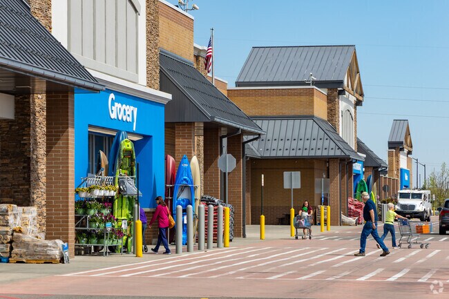 Pick up groceries from Walmart, which is a few minutes south of Ridgewood Hills.