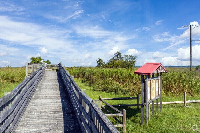 A marsh overlook near the Knotts Island neighborhood of North Carolina.