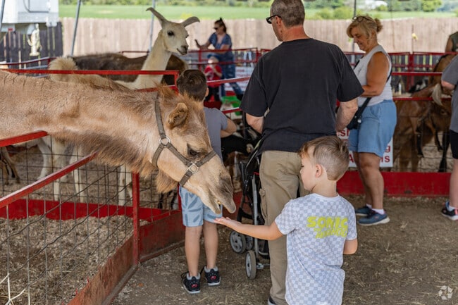 Unity Township families can feed the animals at the Westmoreland Fair.