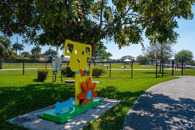 The West Kendall District Park and Bark Park is popular among residents and pets.