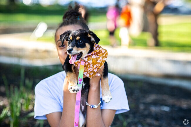 Arleta and Rachel Morado Plaza Park serve dual purposes