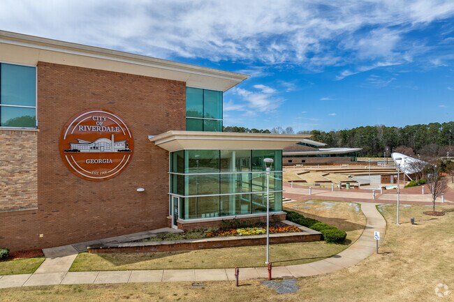 The Riverdale City Hall is located at the Town Center arts and event space.