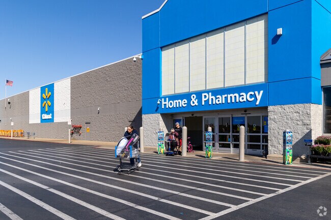 The Walmart Supercenter near Waveland Woods serves residents' day-to-day needs.