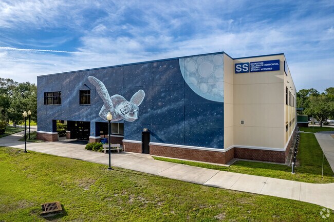 St. Petersburg Collegiate high school  is located on the grounds of St. Petersburg college.