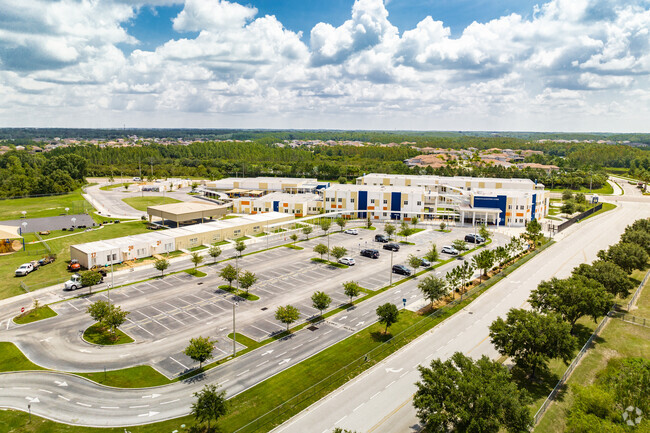 Wiregrass Elementary Is centrally located in Wesley Chapel.