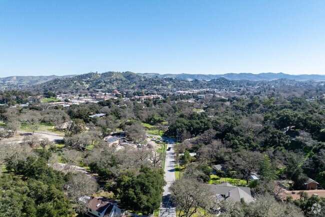 Atascadero is a city full of trees and gardens.