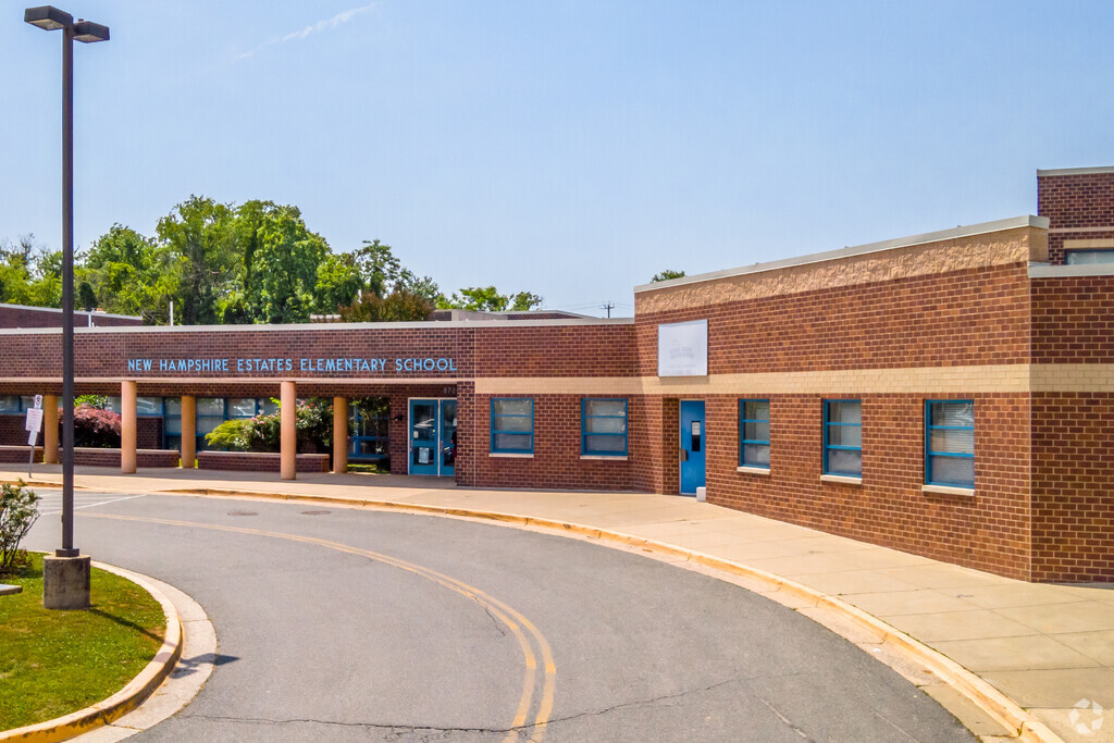 New Hampshire Estates Elementary School, located in the Silver Spring Park neighborhood.