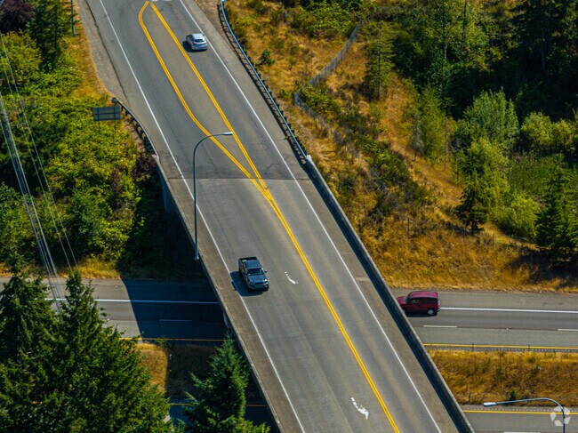 Washington state Route 3 connects the community with Silverdale.