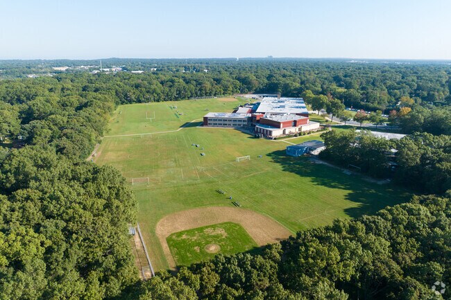 NID 507930 Great Hollow Middle School in Nesconset sits off of Southern Blvd south of Route 347.