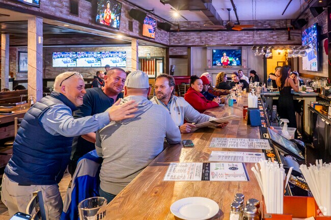 Brixx and Barley in Long Beach offers classic American cuisine in a sports bar setting.